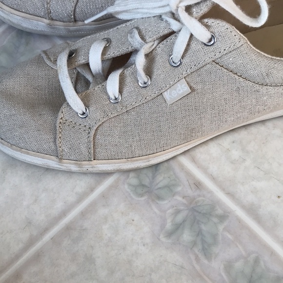 Keds Shoes Keds Ace Gold Metallic Fabric Tennis Shoes Poshmark